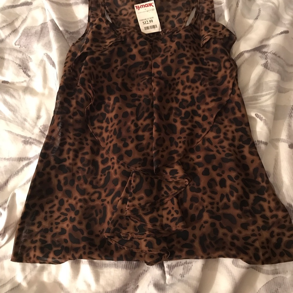 Leopard Print Tank Top - Picture 2 of 2